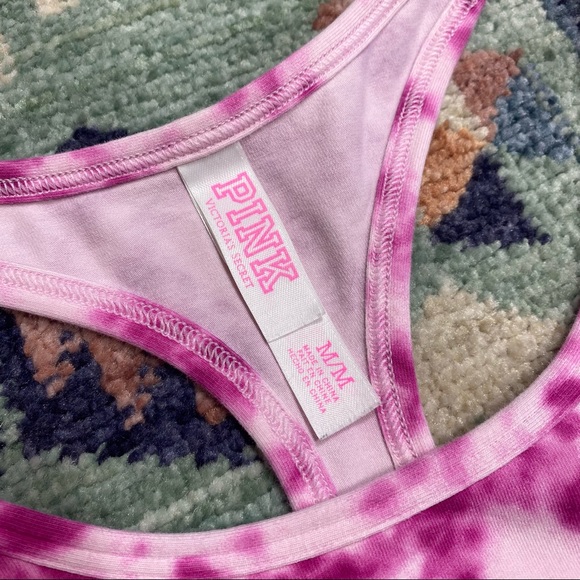 Pink Victoria’s Secret tie dye sports bra - Picture 2 of 4